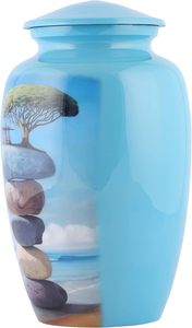 Tree of Life Adult Cremation Urn for Human Ashes with Beautiful Velvet Bag for <b>Dog</b> Ashes Funeral Burial <b>Memorial</b> Custom Size urn - Product Image 2