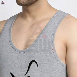 Nuevo diseño Active Wear Regular Fit sin mangas Gym Tank Top para hombres Summer Wear Mejor precio Quick Dry Men Tank Top - Product Image 6