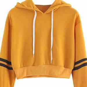 Sudadera corta para mujer, diseñada para brindar comodidad, estilo y calidez, con tela suave y un diseño moderno de longitud corta. - Product Image 2