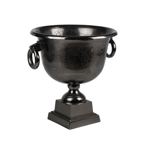 Enfriador de vino de metal con Acabado niquelado Forma hexagonal Base redonda Calidad Premium para servir Precio al por mayor - Product Image 5