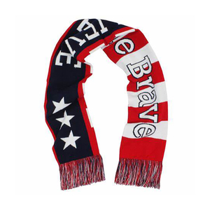 Bufanda larga suave personalizada de alta calidad al por mayor diseño personalizado bufanda de punto transpirable Unisex mujeres estilo clásico Jacquard - Product Image 3