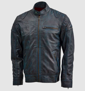 Veste en cuir de haute qualité pour homme à la mode tendance confortable à manches longues personnaliser la veste - Product Image 4