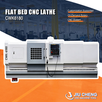 Tour CNC industriel CWK6180 avec mandrin à 3/4 mors CK6180 pour le métal