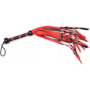 JEXMOO Fouets en cuir faits main personnalisés, outils artisanaux, multicolores, nouveauté, 2 ensembles d'équipements de bondage pour adultes, international - Product Image 5