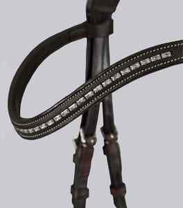Bridon de cheval en cuir personnalisé, robuste, design de selle anglaise 2026, parfait pour l'équitation en plein air, équipement équestre, service OEM - Product Image 2