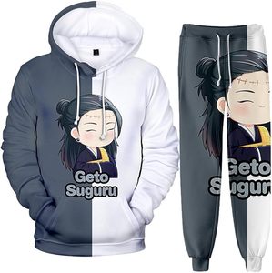 Ensemble survêtement hiver 2024 personnalisé avec logo, coupe mi-épaisse, coupe-vent, respirant, réversible, imprimé, design unique, style décontracté (hoodie et pantalon) - Product Image 2