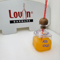 Gobelets de fête de luxe en verre Patron de 375 ml pour cocktails et anniversaires