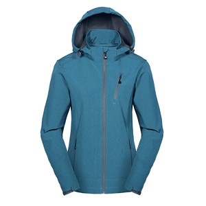 Wholesale Women's Softshell <b>Jacket</b> Women's Softshell Long <b>Jacket</b> Hooded <b>Fleece</b> <b>Lined</b> Waterproof Coat Windbreaker <b>Jackets</b> - Product Image 3
