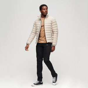 Veste matelassée personnalisée pour hommes Veste matelassée en duvet Veste matelassée en polyester et nylon de haute qualité pour hommes - Product Image 3