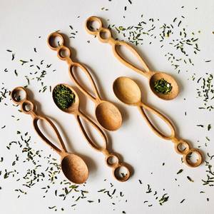 Juego de Cubiertos Desechables de Madera Sostenible de Primera Calidad, Acabado Natural, Utensilios Duraderos Aptos para Lavavajillas, para Hogar y Hotel - Product Image 6