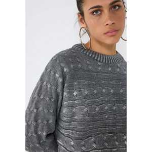 Suéter Corto de Punto Casual para Mujer, de Manga Larga, Transpirable y Cálido, con Decoración de Botones, Logotipo Estampado en la Parte Delantera, Chaqueta Corta para Damas - Product Image 3