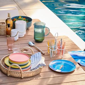 ชุดและที่วางจานหวายไม้ไผ่สำหรับจัดอาหารถาดรับประทานอาหารได้รับการรับรองผู้ผลิต - Product Image 6