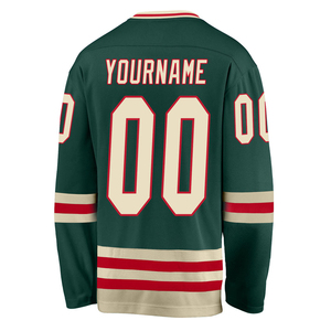Maillots de hockey sur glace OEM conçus avec un tissu flexible offrant un ajustement confortable et des performances athlétiques fiables – Vente en gros - Product Image 3