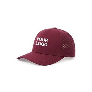 Custom Branded Logo Lightweight Waterproof Golf Hats 6 Panel Laser Perforated Classic Baseball <b>Caps</b> Vietnam OEM B2B Supplier VN - Product Image 1