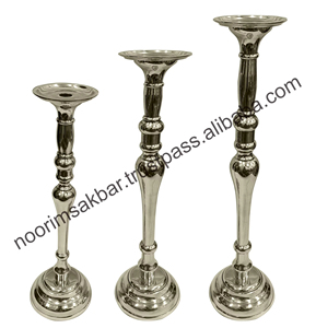 Candelabro de Aluminio Chapado en Latón Premium 2026, Soporte para Velas de Metal de Calidad Superior, Cerámica y Acero, Decoración Personalizada para el Hogar para Navidad - Product Image 2
