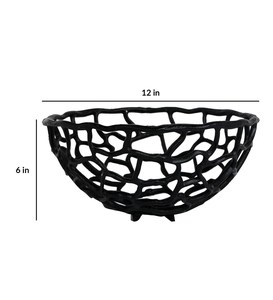 Frutero Decorativo de Aluminio Hecho a Mano con Diseño Moderno en Acabado Dorado para Centros de Mesa en Fiestas, Decoración del Hogar - Product Image 3