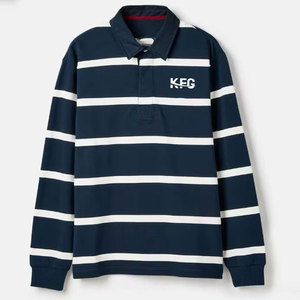 Nouveau Maillot de Rugby en Coton pour Homme, Taille Personnalisée, Manches Longues, Tricoté, Teint Uni, Respirant, Logo Brodé pour Vêtements d'Équipe - Product Image 1