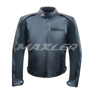 Motorbike Men's Leather Jacket Unique Design Winter Season Motorbike Leather Jacket - Product Image 1