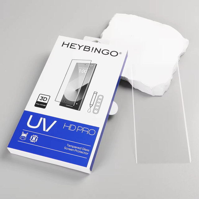 Custom 3D Full Curved UV Film for Glue Tempered Glass Screen Protector Anti-Fingerprint Anti-Scratch High Transparent Anti-Shock