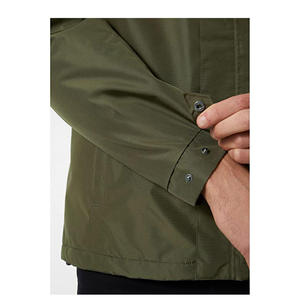 Chaqueta Bomber Impermeable para Hombre, Aislante, Plegable, con Capucha, Cuello Alto, Tejido Suave de Invierno, Estilo Informal y Relajado para Uso Diario - Product Image 3