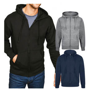 เสื้อฮู้ดผู้ชายแบบวินเทจโอเวอร์ไซส์สะพายไหล่ลำลองโอเวอร์ไซส์ทรงหลวมดีไซน์ซิปคู่สไตล์วินเทจ - Product Image 4