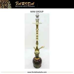 Farida tradicional egipcia Sheesha Hukka nueva llegada 65 cm latón medio Midi Hookah Set Lacquer Technics - Product Image 6