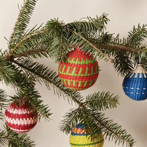 Pequeña bola tejida adornos navideños para el hogar suministros de decoración navideña adornos decoración interior Noel - Product Image 6