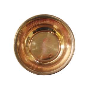 Vente en gros d'usine Bol décoratif en cuivre de luxe Vaisselle polie pour la maison Hôtel Fête Exportation dans le monde entier - Product Image 6