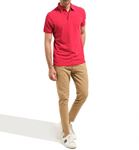 Casual Wear Breathable Short Sleeve Hip Hop Style <b>Polo</b> T <b>Shirt</b> For Men New Classical Fit Men's Quarter Zipper <b>Polo</b> <b>Shirt</b> - Product Image 1