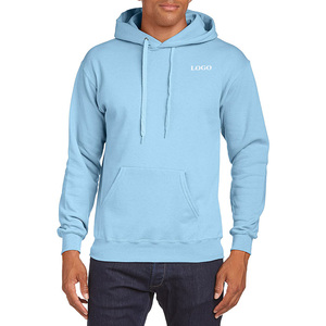 Sweat-shirts à capuche décontractés pour hommes de haute qualité, surdimensionnés, unis, avec logo personnalisé, impression personnalisée, style streetwear tendance 2026 - Product Image 1