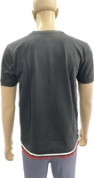 T-shirt pour homme en coton 100% tricoté de qualité supérieure, couleur unie, manches courtes, coupe classique, impression personnalisable, sérigraphie