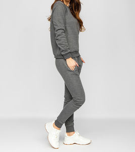 Conjunto Deportivo de Dos Piezas para Mujer con Logotipo Personalizado, Chaqueta con Cremallera y Pantalones, Ropa de Gimnasio Transpirable, Tops Largos - Product Image 3