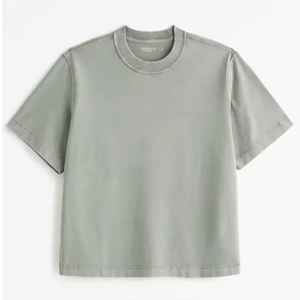 Camiseta de algodón para Mujer | ajuste extragrande mangas estándar color sólido cómodo transpirable uso diario - Product Image 4