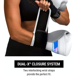 Gants de boxe thaïlandaise et de kickboxing de qualité supérieure QS-698 Quality Star Industry en cuir véritable pour hommes et femmes - Product Image 3