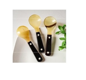 Cubiertos de cuerno de búfalo natural de marca ecológica, diseño de forma personalizada con acabado pulido natural para suministros de cocina para hoteles - Product Image 5