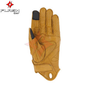 Guantes de Motocicleta de Cuero Premium Perforados de Color Personalizado Unisex, Guantes de Motociclismo de Cuero Genuino Transpirables para Deportes - Product Image 6