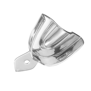 Alta calidad alemán Acero inoxidable Manual Dental Anti-Gag Reflex peso ligero bandejas de impresión al por mayor - Product Image 6