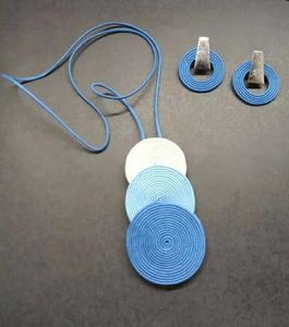 Women's Girls Bohemian Vintage Cotton Woven Pendant <b>Necklace</b> Handmade Solid Design for Wedding Anniversary Christian Natural - Product Image 1