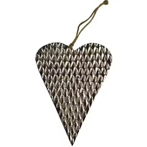 Navidad Metal colgante corazón decoración granja rústico ornamento regalo - Product Image 5