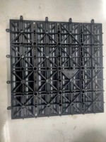 Promotion Moderne 300*300*20 Emboîtement WPC Terrasse Tuile Or Fournisseur Bois Plastique Composite Jardin Plancher Accessoires Pas Cher
