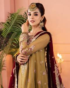 Lehenga Choli de seda con bordado pesado multicolor para mujer de diseñador para bodas y fiestas Lehnga Choli nupcial indio y paquistaní - Product Image 4