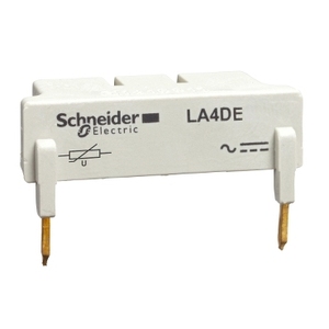 Modulo di Protezione da Sovratensione SCHNEIDER ELECTRIC LA4DE2E TeSys D-24...48 V AC con Varistore - Product Image 1