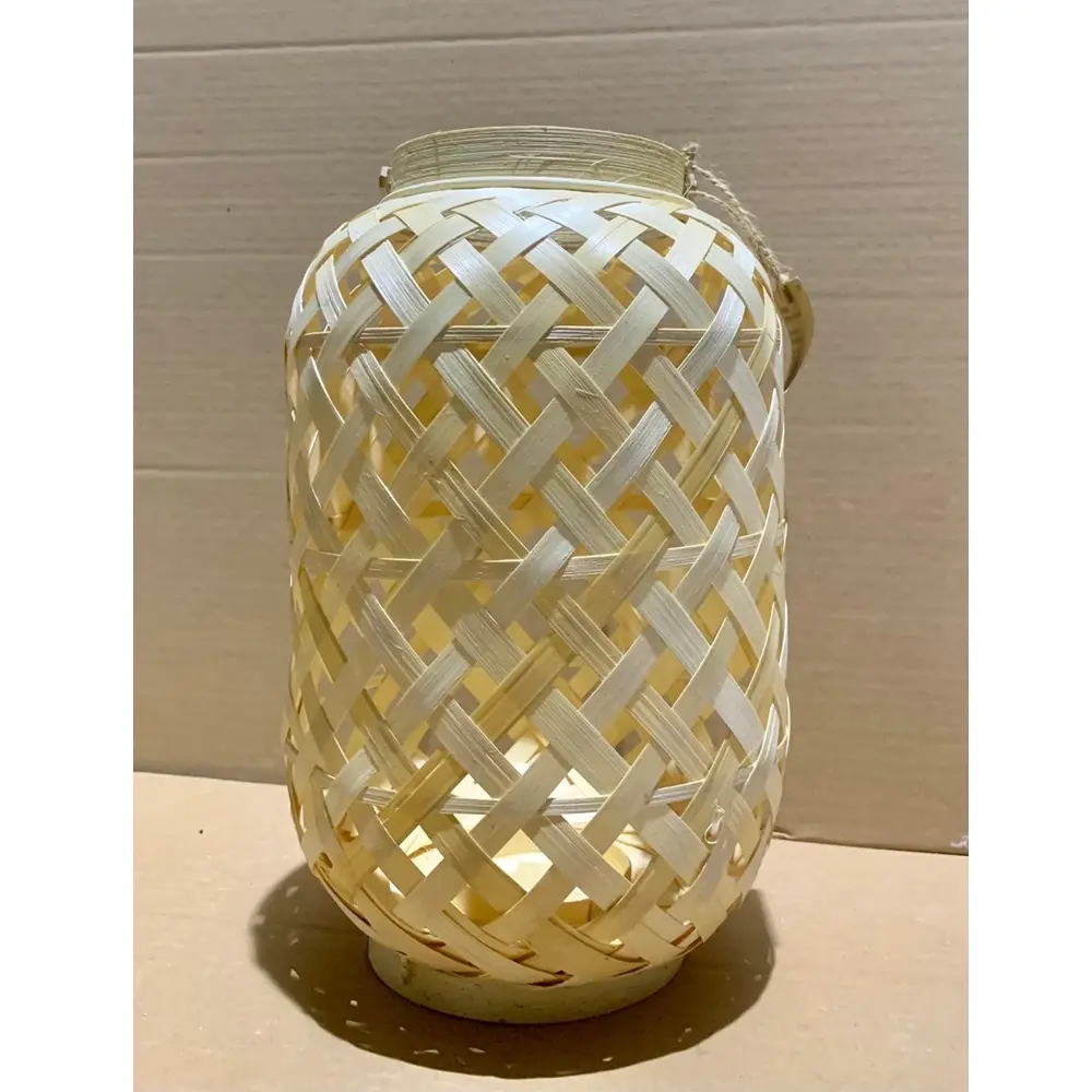 Vietnam Factory Customized Shape Antique Asian Style Lighting and Circuitry Design Decorative Bamboo Rattan Lampshade