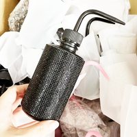 Bouteille de lavage de tatouage en plastique Lash Water Squeeze Bottle Large Liquid Squirt Bottle Succulent Arrosoir avec écailles à bouche étroite