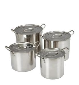 Casserole en acier inoxydable avec logo personnalisé, durable, élégante et compatible avec l'induction, casserole compatible avec l'induction, casserole en acier inoxydable - Product Image 1