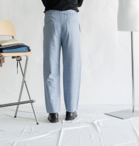 Jogger in lino per uomo made in italy pantaloni e pantaloni da uomo - Product Image 3