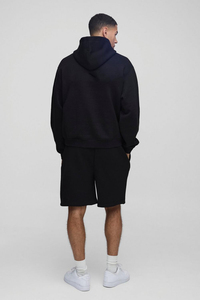 ชุดวอร์มกางเกงขาสั้นและเสื้อมีฮู้ดสำหรับผู้ชายชุดวอร์มสำหรับ2025ชุดเสื้อผ้าแนวสตรีทผ้าคอตตอน100% ออกแบบโลโก้ได้ตามต้องการ - Product Image 5