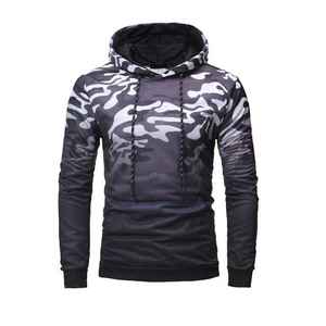 Sudadera con Capucha Sublimada para Hombre, Colorida, con Estampado Completo, Suave, Cálida, de Forro Polar, Informal, Urbana, Elegante, Moderna, para Uso Diario al Aire Libre - Product Image 1