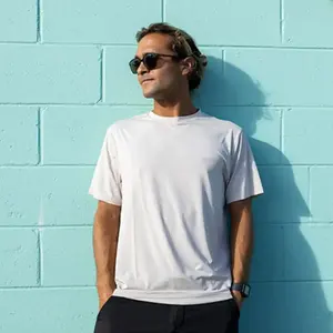 Haut de gymnastique T-shirt de gymnastique pour hommes Coupe ample écologique Haut d'entraînement léger et respirant pour les amateurs de fitness - Product Image 2