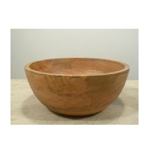 Design moderne Meilleure Vente Bol de Service en Bois de Bambou de Forme Élégante pour Salade de Riz Soupe Alimentaire Bol de Service en Bois - Product Image 3